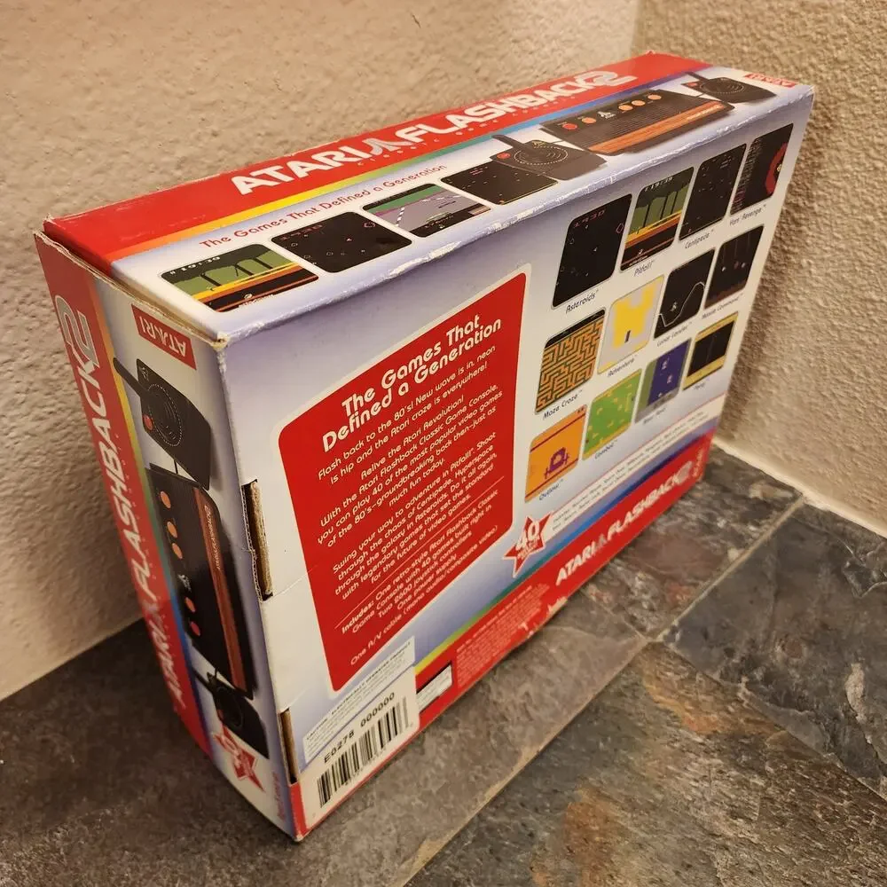 Atari Flashback 2 Classic Game Console w/ 40 Built in Games (CIB) - Atari